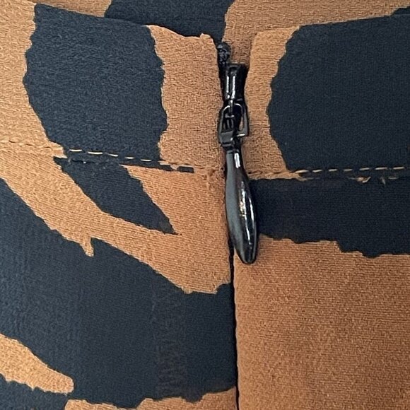 ALLSAINTS Nia Zephyr Zebra‎ Print Ruffle All Saints Miniskirt Size 4 - Picture 8 of 9